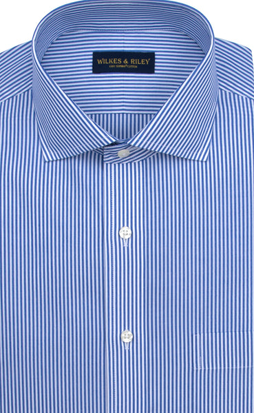 Classic Fit Blue Bengal Stripe ...